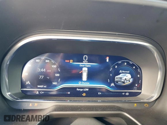 2024 Chevrolet Tahoe LT with VIN 1GNSCNKDXRR135368, listed as a Copart auction lot 80444054 with 14,437 mi miles and Non repairable. Bid and sale history available at DreamBid. Image 9.