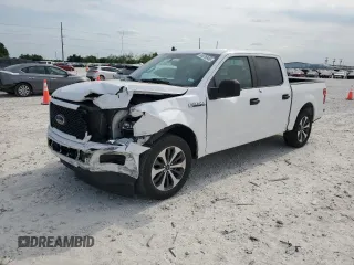 2020 Ford F-150 XL with VIN 1FTEW1CP5LKE93380, listed as a Copart auction lot 53076845 with 84,486 mi miles and Salvage Title. Bid and sale history available at carsss.com. Image 1.
