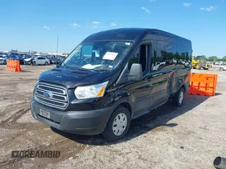 2019 Ford Transit Passenger XL with VIN 1FBZX2CM0KKA47375, listed as a IAAI auction lot 42087499 with 93,021 mi miles and . Bid and sale history available at DreamBid. Image 2.