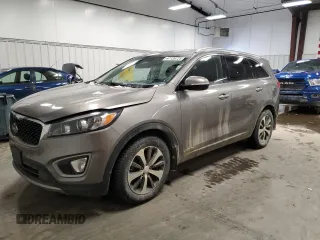 2016 Kia Sorento EX with VIN 5XYPHDA51GG103635, listed as a Copart auction lot 47126725 with 187,003 mi miles and Salvage Title. Bid and sale history available at carsss.com. Image 1.