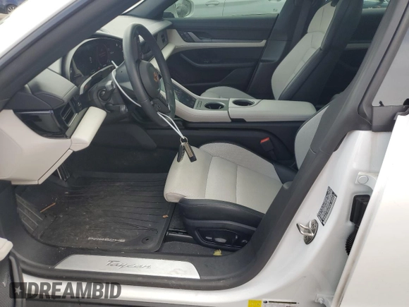 2025 Porsche Taycan with VIN WP0AA2Y18SSA09226, listed as a Copart auction lot 51801615 with 15,533 mi miles and Salvage title. Bid and sale history available at DreamBid. Image 7.