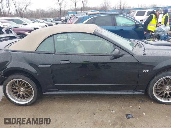 2001 Ford Mustang GT Deluxe with VIN 1FAFP45X51F164819, listed as a IAAI auction lot 41944790 with 25,144 mi miles. Bid and sale history available at carsss.com. Image 13.