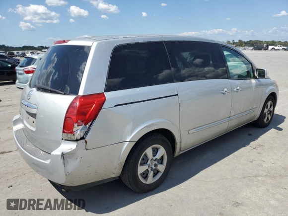2007 Nissan Quest S with VIN 5N1BV28U07N125179, listed as a Copart auction lot 70495494 with 228,328 mi miles and Clean Title. Bid and sale history available at carsss.com. Image 3.