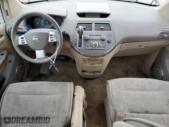 2008 Nissan Quest SL with VIN 5N1BV28U88N106199, listed as a Copart auction lot 41474575 with 206,845 mi miles and Salvage Title. Bid and sale history available at carsss.com. Image 8.