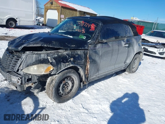 2005 Chrysler PT Cruiser with VIN 3C3EY45X85T329359, listed as a IAAI auction lot 41372450 with 104,219 mi miles. Bid and sale history available at carsss.com. Image 18.