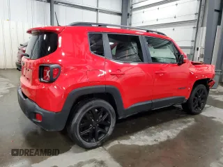 2019 Jeep Renegade Altitude with VIN ZACNJBBB6KPK01800, listed as a Copart auction lot 82387354 with 31,396 mi miles and Non repairable. Bid and sale history available at DreamBid. Image 3.