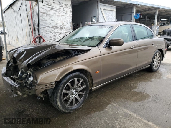 2001 Jaguar S-Type with VIN SAJDA01P21GM04051, listed as a Copart auction lot 46668745 with 81,765 mi miles and Salvage Title. Bid and sale history available at DreamBid. Image 1.