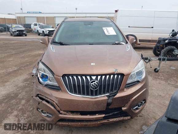 2016 Buick Encore Leather with VIN KL4CJCSB6GB553593, listed as a IAAI auction lot 41582660 with 95,713 mi miles and . Bid and sale history available at carsss.com. Image 12.