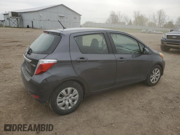 2014 Toyota Yaris L with VIN JTDKTUD37ED590578, listed as a Copart auction lot 54381785 with 108,171 mi miles and Clean Title. Bid and sale history available at carsss.com. Image 3.