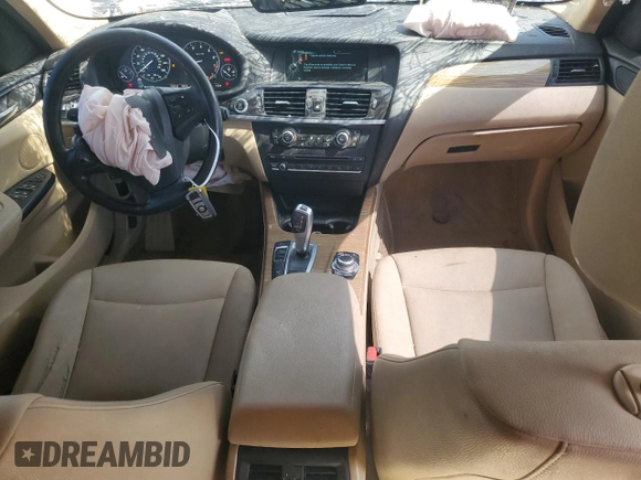 2014 BMW X3 xDrive28i z VIN 5UXWX9C59E0D40905, wystawiony jako Copart lot #57693135 z przebiegiem 133 152 mil mil oraz Szkoda całkowita • Salvage title. Historia ofert i sprzedaży dostępna na DreamBid. Obrazek 8.
