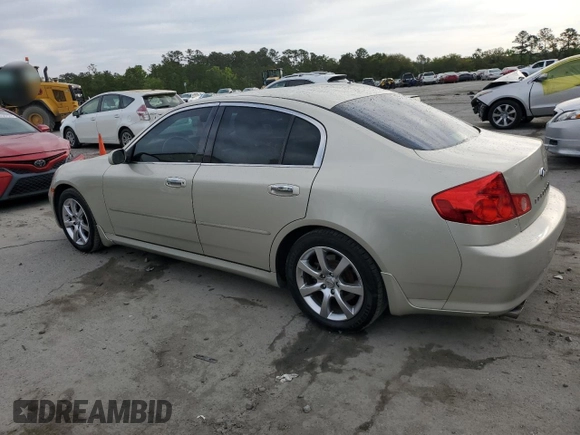 2006 Infiniti G35 with VIN JNKCV51E46M506744, listed as a Copart auction lot 52410785 with 223,255 mi miles and Salvage Title. Bid and sale history available at DreamBid. Image 2.