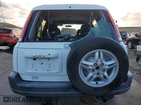 2001 Honda CR-V LX with VIN JHLRD18401C046892, listed as a Copart auction lot 85376174 with 190,076 mi miles and Salvage Title. Bid and sale history available at carsss.com. Image 6.