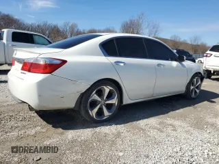 2013 Honda Accord Sport with VIN 1HGCR2F58DA121877, listed as a Copart auction lot 46155875 with 149,664 mi miles and Salvage Title. Bid and sale history available at DreamBid. Image 3.