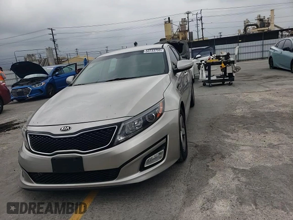 2014 Kia Optima LX with VIN 5XXGM4A77EG331363, listed as a Copart auction lot 53733755 with 135,081 mi miles and Salvage title. Bid and sale history available at DreamBid. Image 13.