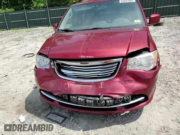 2012 Chrysler Town & Country Touring with VIN 2C4RC1BG9CR412507, listed as a Copart auction lot 63881804 with 144,557 mi miles and Salvage Title. Bid and sale history available at DreamBid. Image 12.