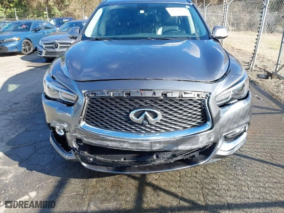 2017 Infiniti QX60 with VIN 5N1DL0MM8HC555838, listed as a IAAI auction lot 41736401 with 144,434 mi miles. Bid and sale history available at carsss.com. Image 6.