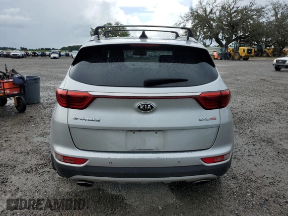 2017 Kia Sportage SX Turbo with VIN KNDPR3A62H7153927, listed as a Copart auction lot 63486285 with 167,260 mi miles and Clean title. Bid and sale history available at DreamBid. Image 6.