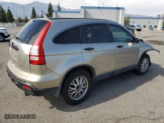 2007 Honda CR-V LX with VIN JHLRE383X7C016386, listed as a Copart auction lot 52617335 with 195,655 mi miles and Salvage Title. Bid and sale history available at carsss.com. Image 3.