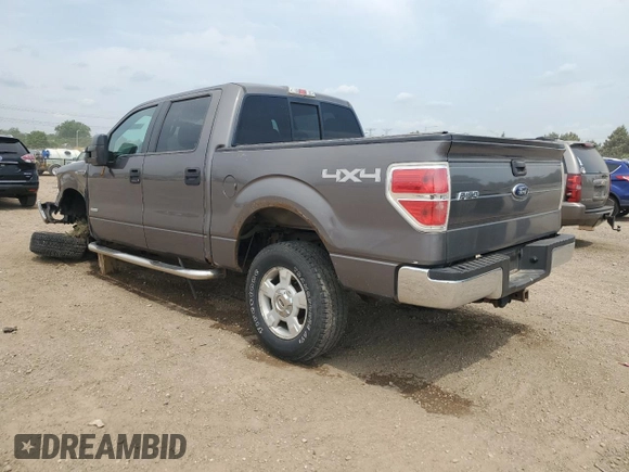 2013 Ford F-150 XL with VIN 1FTFW1ET1DKF57964, listed as a Copart auction lot 58801885 with 176,584 mi miles and Salvage title. Bid and sale history available at DreamBid. Image 2.