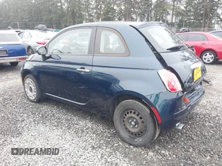 2013 FIAT 500 Pop with VIN 3C3CFFAR8DT574709, listed as a IAAI auction lot 41346479 with 86,958 mi miles. Bid and sale history available at carsss.com. Image 3.