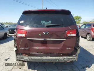 2015 Kia Sedona SX-L with VIN KNDME5C17F6026654, listed as a Copart auction lot 53024285 with 142,351 mi miles and Salvage Title. Bid and sale history available at DreamBid. Image 6.