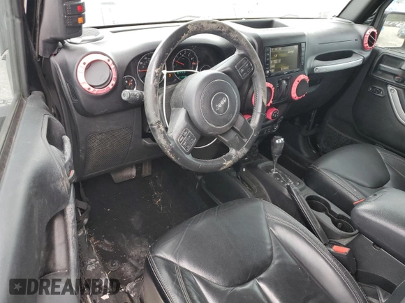 2017 Jeep Wrangler Sahara z VIN 1C4AJWBG8HL547512, wystawiony jako Copart lot #53884095 z przebiegiem 107 260 mil mil oraz Szkoda całkowita • Salvage title. Historia ofert i sprzedaży dostępna na DreamBid. Obrazek 8.