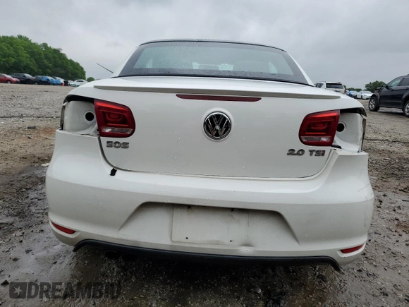 2013 Volkswagen Eos Komfort with VIN WVWBW8AH0DV003581, listed as a Copart auction lot 54498655 with 95,203 mi miles and Salvage Title. Bid and sale history available at DreamBid. Image 6.