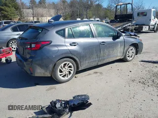2024 Subaru Impreza with VIN JF1GUABC0R8272102, listed as a IAAI auction lot 41745190 with 30,127 mi miles and . Bid and sale history available at DreamBid. Image 4.