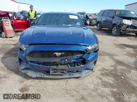 2022 Ford Mustang EcoBoost with VIN 1FA6P8TH4N5141207, listed as a IAAI auction lot 41683300 with 39,676 mi miles. Bid and sale history available at carsss.com. Image 6.
