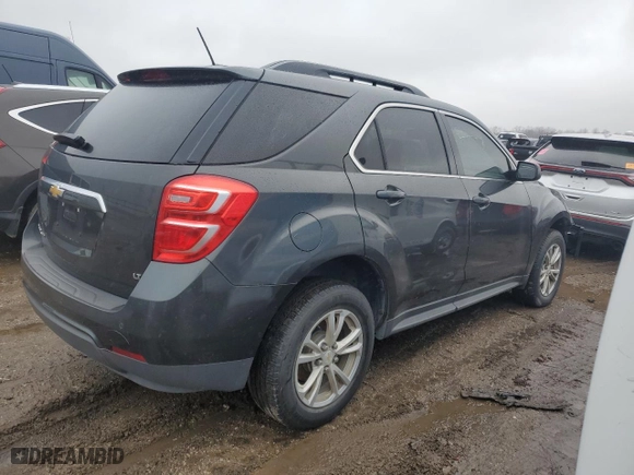 2017 Chevrolet Equinox LT with VIN 2GNFLFEK6H6335224, listed as a Copart auction lot 47657645 with 77,362 mi miles and Salvage Title. Bid and sale history available at carsss.com. Image 3.