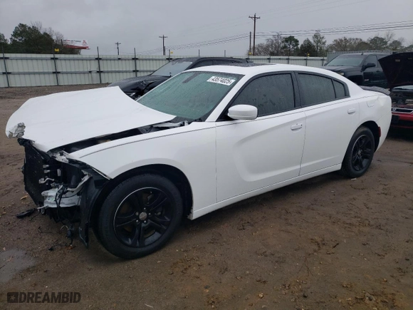 2019 Dodge Charger SXT with VIN 2C3CDXBG5KH724810, listed as a Copart auction lot 43574025 with 100,520 mi miles and Salvage Title. Bid and sale history available at carsss.com. Image 1.