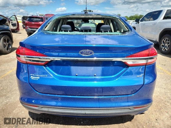 2017 Ford Fusion SE with VIN 3FA6P0H75HR116688, listed as a Copart auction lot 63027265 with 94,996 mi miles and Salvage title. Bid and sale history available at DreamBid. Image 6.