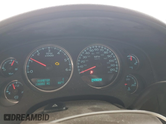 2012 GMC Sierra 1500 SLT with VIN 3GTP2WE74CG310914, listed as a Copart auction lot 56049905 with 106,882 mi miles and Salvage title. Bid and sale history available at DreamBid. Image 9.