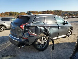2017 Nissan Murano SL with VIN 5N1AZ2MH3HN107544, listed as a Copart auction lot 77431444 with 59,054 mi miles and Salvage Title. Bid and sale history available at carsss.com. Image 3.