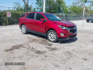 2021 Chevrolet Equinox LT z VIN 2GNAXKEV4M6158331, wystawiony jako IAAI lot #42309091 z przebiegiem 20 520 mil mil oraz . Historia ofert i sprzedaży dostępna na DreamBid. Obrazek 1.
