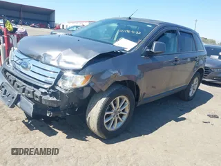 2010 Ford Edge SEL with VIN 2FMDK3JC0ABA36885, listed as a IAAI auction lot 41869192 with 187,549 mi miles. Bid and sale history available at carsss.com. Image 2.