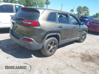 2015 Jeep Cherokee Sport z VIN 1C4PJLAB0FW517074, wystawiony jako IAAI lot #41816994 z przebiegiem Nie podano mil oraz . Historia ofert i sprzedaży dostępna na DreamBid. Obrazek 4.