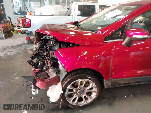 2019 Ford EcoSport Titanium with VIN MAJ6S3KL0KC310265, listed as a IAAI auction lot 41390172 with 93,731 mi miles and . Bid and sale history available at DreamBid. Image 20.