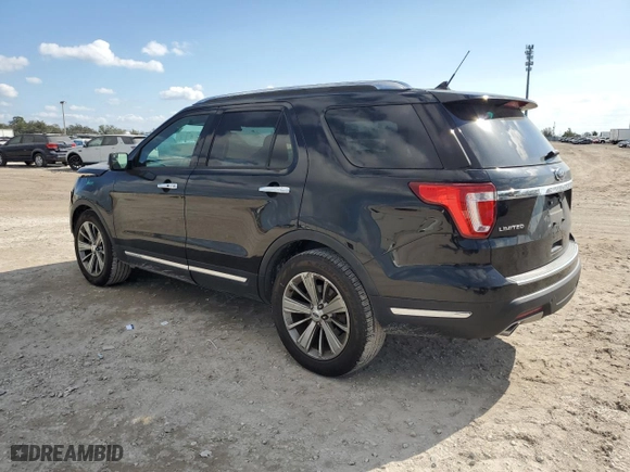 2018 Ford Explorer Limited with VIN 1FM5K7F80JGB10671, listed as a Copart auction lot 44639035 with 123,826 mi miles and Salvage Title. Bid and sale history available at carsss.com. Image 2.
