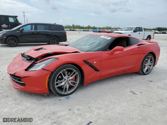 2016 Chevrolet Corvette Z51 2LT with VIN 1G1YK2D72G5117987, listed as a Copart auction lot 47851905 with 20,942 mi miles and Salvage Title. Bid and sale history available at carsss.com. Image 1.