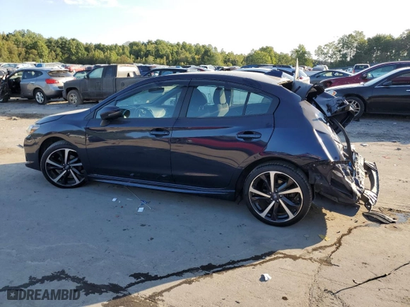 2021 Subaru Impreza Sport with VIN 4S3GKAL64M3604797, listed as a Copart auction lot 70964724 with 0 mi miles and Salvage Title. Bid and sale history available at carsss.com. Image 2.