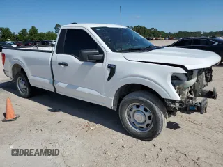 2023 Ford F-150 XL with VIN 1FTMF1CB2PKF50639, listed as a Copart auction lot 56334885 with 42,790 mi miles and Salvage title. Bid and sale history available at DreamBid. Image 4.
