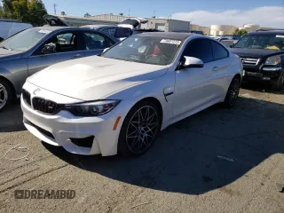 2018 BMW M4 with VIN WBS4Y9C58JAC86161, listed as a Copart auction lot 73607273 with 41,314 mi miles. Bid and sale history available at carsss.com. Image 1.