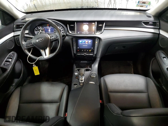 2019 Infiniti QX50 Essential with VIN 3PCAJ5M37KF128971, listed as a Copart auction lot 49388565 with 74,931 mi miles and Salvage Title. Bid and sale history available at DreamBid. Image 8.