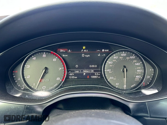 2013 Audi S6 Prestige with VIN WAUF2AFC1DN084170, listed as a Copart auction lot 83120554 with 109,951 mi miles and Clean Title. Bid and sale history available at carsss.com. Image 9.