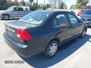 2001 Honda Civic DX with VIN 2HGES15241H573417, listed as a IAAI auction lot 41890215 with 335,619 mi miles. Bid and sale history available at carsss.com. Image 4.
