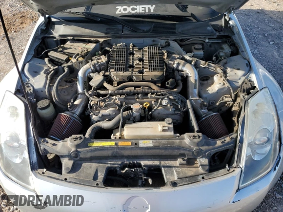 2008 Nissan 350Z Enthusiast with VIN JN1BZ34E98M750767, listed as a Copart auction lot 52338475 with 156,222 mi miles and Salvage Title. Bid and sale history available at carsss.com. Image 11.