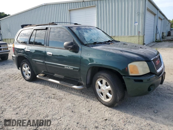 2002 GMC Envoy SLE with VIN 1GKDS13S222475949, listed as a Copart auction lot 66544254 with 0 mi miles and Salvage Title. Bid and sale history available at carsss.com. Image 4.