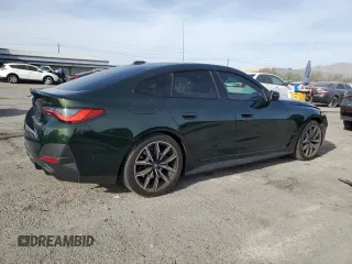 2024 BMW i4 eDrive40 with VIN WBY73AW06RFS32808, listed as a Copart auction lot 85585424 with 15,669 mi miles and Salvage Title. Bid and sale history available at carsss.com. Image 3.