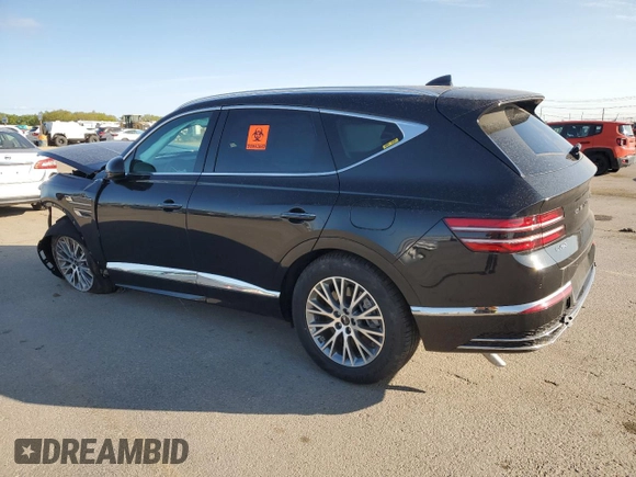 2025 Genesis GV80 Standard with VIN KMUHFESB6SU236741, listed as a Copart auction lot 53911785 with 1,203 mi miles and Salvage Title. Bid and sale history available at DreamBid. Image 2.